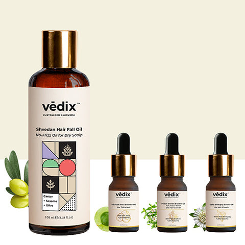 Customised Hair Growth Oil & Boosters Combo For Dry Hair