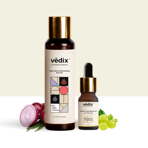 Hair Growth Booster Duo With Amla & Brahmi